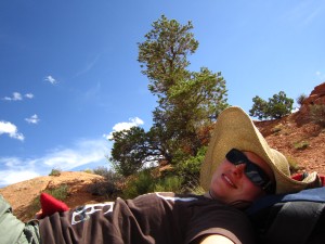 Resting at Canyonlands NP