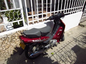 La nueva moto Our new motorbike