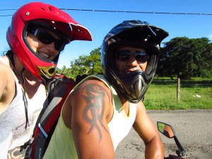 Hitting the highway on our motorbike